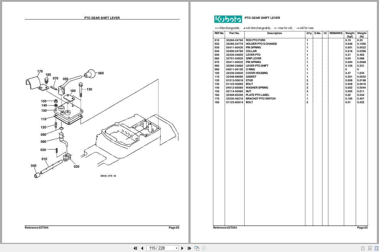 Kubota Tractor L2500F Parts Manual (2)