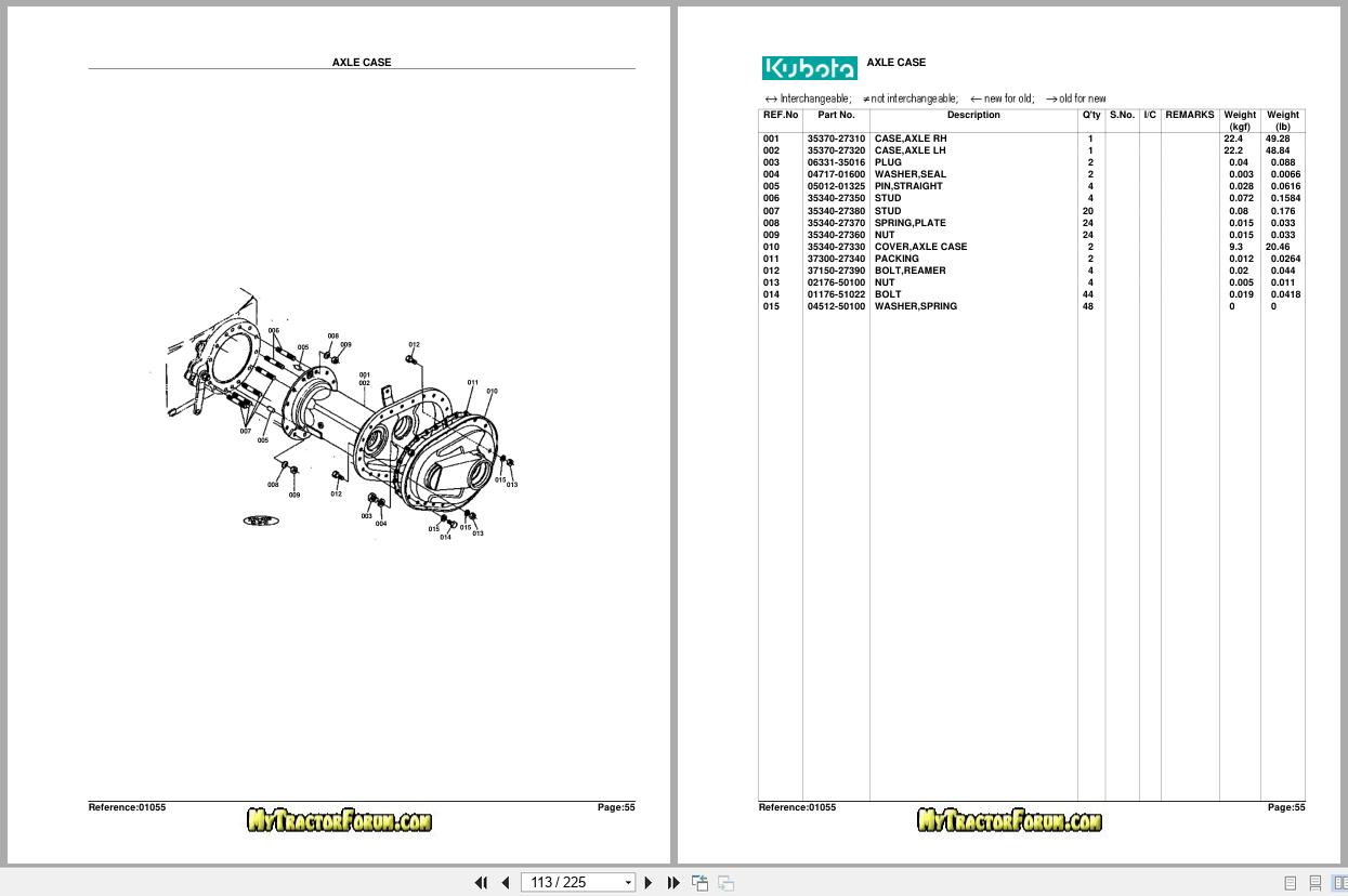 Kubota Tractor L355SS Parts Manual (2)