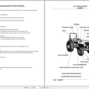 Kubota Tractor L4400DT Parts Manual (1)