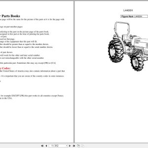 Kubota Tractor L4400H Parts Manual (1)