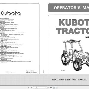 Kubota Tractor L48 Operators Manual 32771 1971 3 (1)