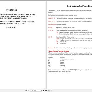 Kubota Tractor M4500DT Parts Manual (1)