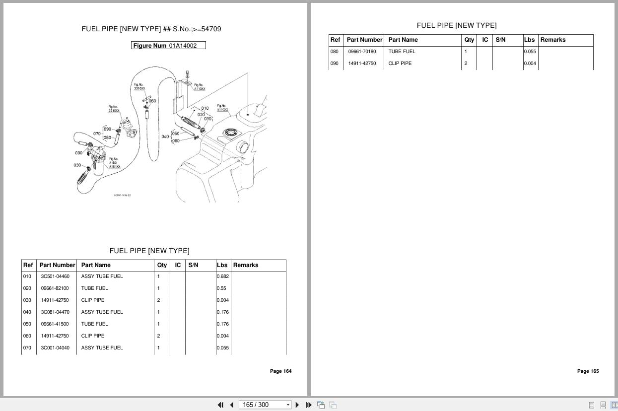 Kubota Tractor M5040HDC Parts List (2)
