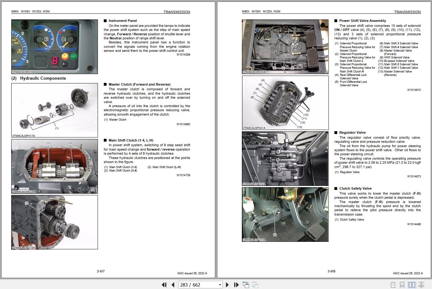 Kubota Tractor M95X M105X M125X Workshop Manual 9Y011 13276 2022 (2)
