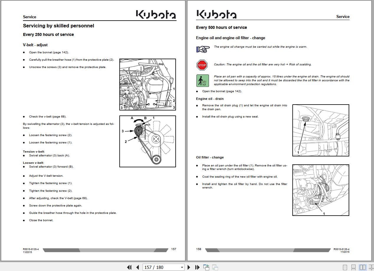 Kubota Wheel Loader R065 Operating Instructions R5515 8135 4 2015 (2)