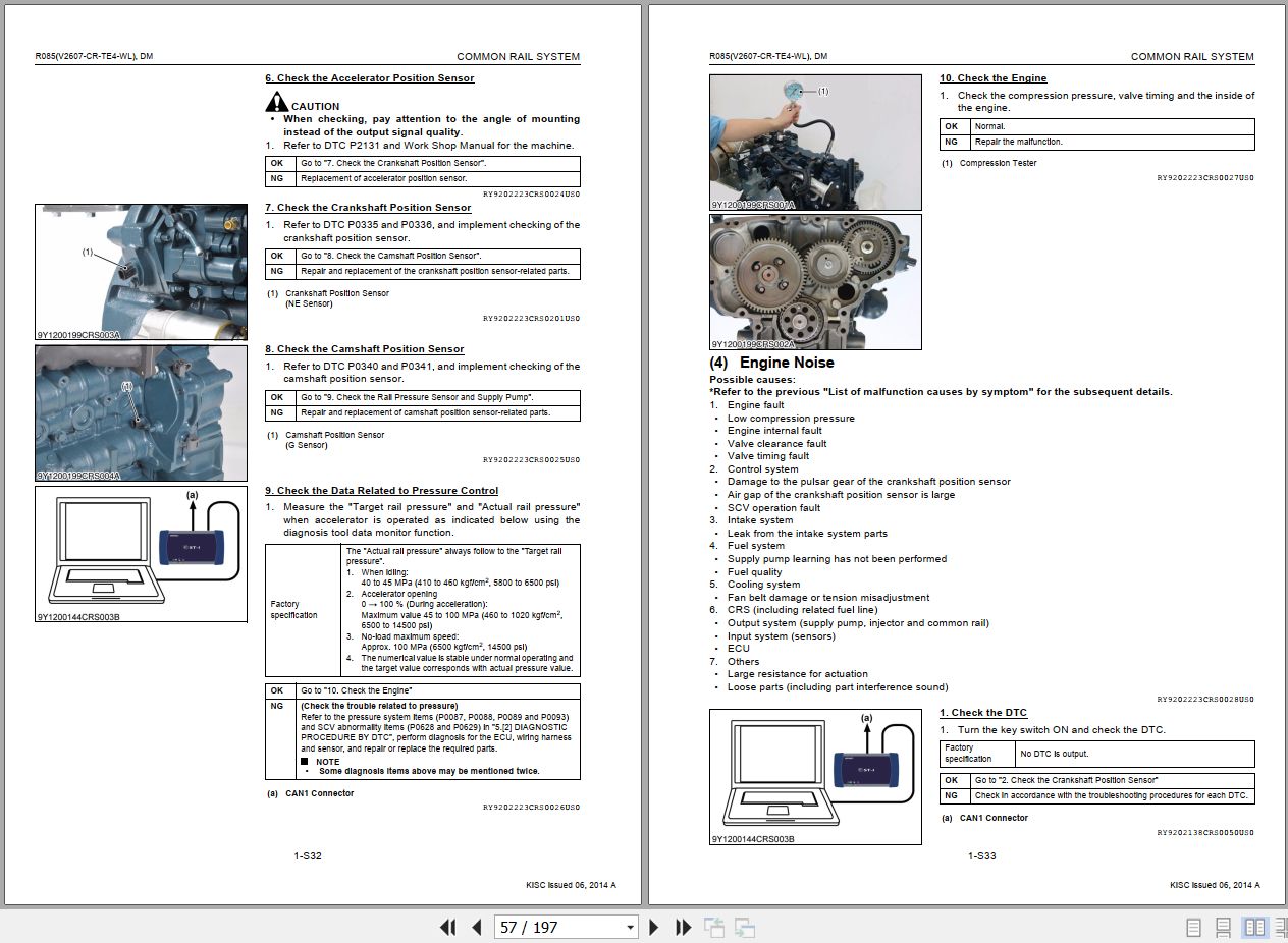 Kubota Wheel Loader R085 Diagnosis Manual RY910 22840 2014 (3)