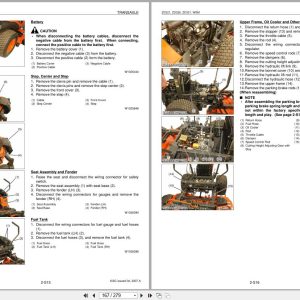 Kubota Zero Turn Mower ZD321 ZD326 ZD331 Workshop Manual 9Y111 00092 2007 (2)