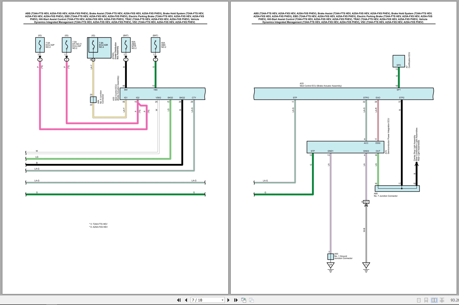Lexus RX 500h AWD 2024 Hybrid Electrical Schematic (2)