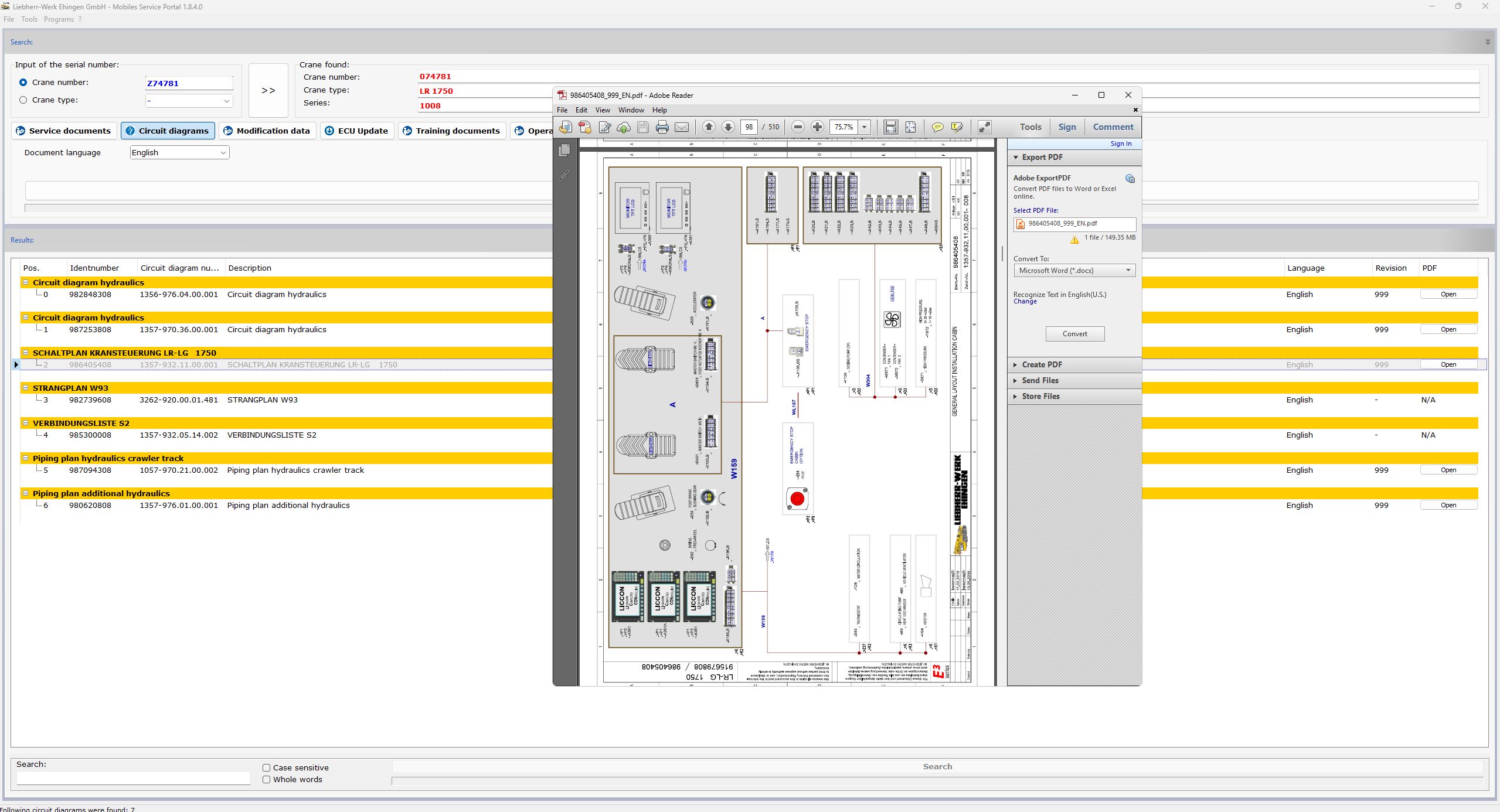 Liebherr Crane Portal 2022 Offline 320GB PDF Full Manuals Schematics 6
