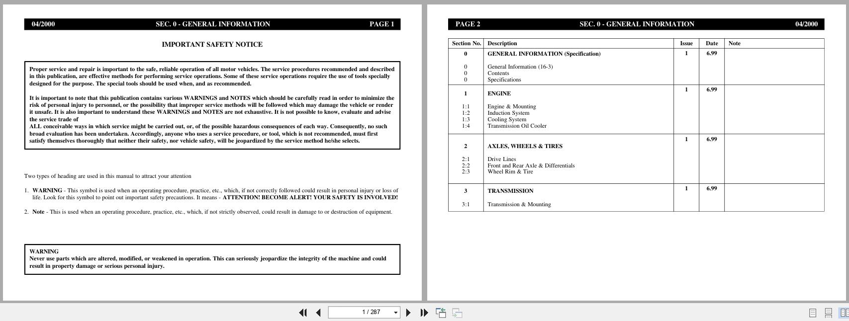 Link Belt Articulated Truck D16 Shop Manual (1)