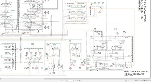 Link Belt Excavator 130 Lx 160Lx 290Lx 330Lx Schematic Shop Manual (1)