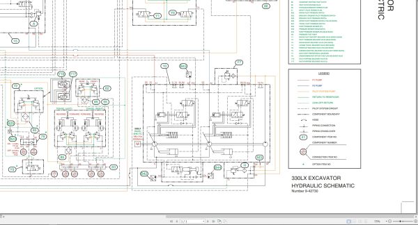 Link Belt Excavator 130 Lx 160Lx 290Lx 330Lx Schematic Shop Manual (2)