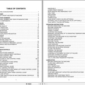 Link Belt Excavator 130LX 160LX Operator Manual (1)