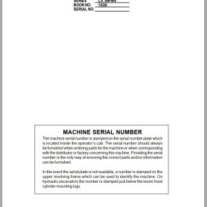 Link Belt Excavator 130LX Shop Manual Hydraulic And Electrical Schematic (1)