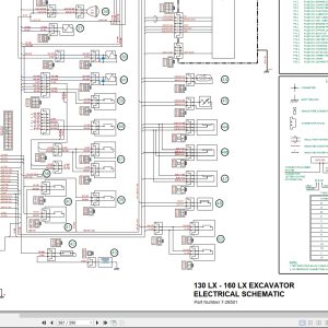 Link Belt Excavator 130Lx Shop Manual Hydraulic And Electrical Schematic (4)