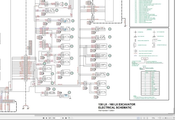 Link Belt Excavator 130Lx Shop Manual Hydraulic And Electrical Schematic (4)