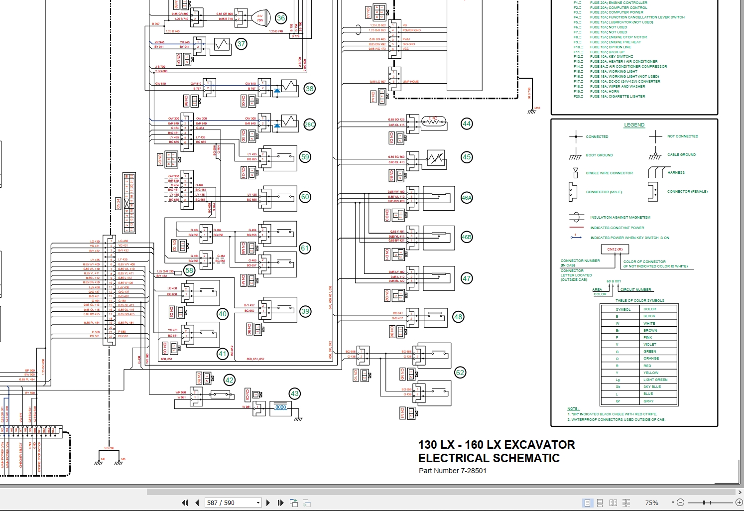 Link Belt Excavator 130LX Shop Manual Hydraulic And Electrical Schematic (4)