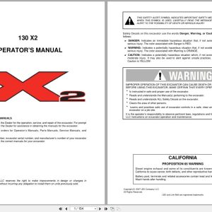 Link Belt Excavator 130X2 Operator Manual 2007 (1)