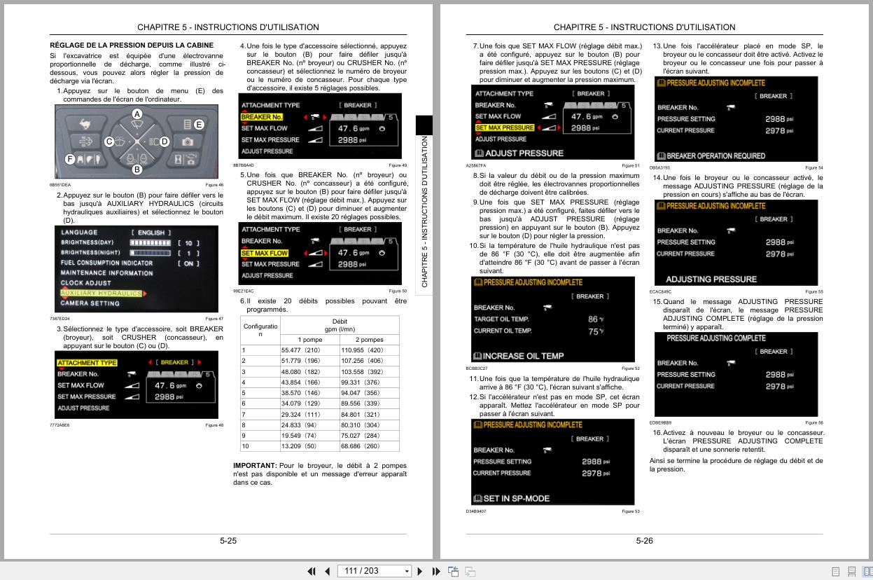Link Belt Excavator 130X3 Operator Manual 130X3 OM LXG 00 FR (2)