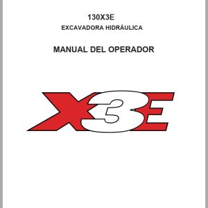 Link Belt Excavator 130X3E Operator Manual 130X3E D OM ES LXG 00 ES 2017 (1)