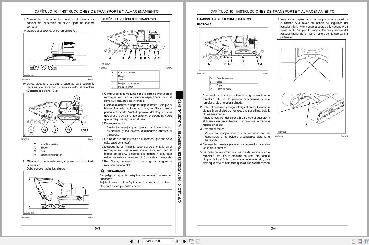 Link Belt Excavator 130X4 130X4LC 130X4DZ Operator Manual 130X4 OM LXG 00 ES 2019 (2)