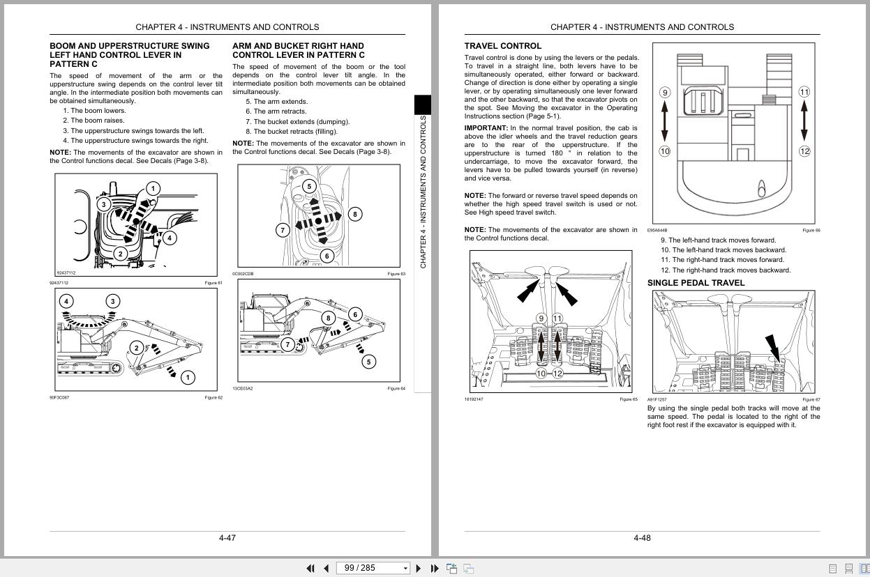 Link Belt Excavator 130X4 130X4LC 130X4DZ Operator Manual 130X4 OM LXG 07 2019 (2)