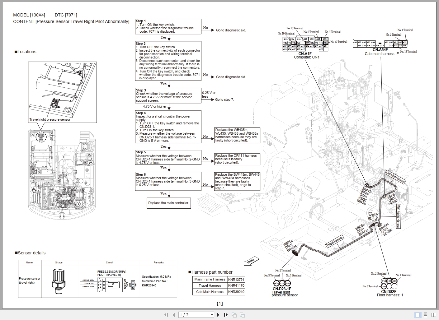 Link Belt Excavator 130X4 DTC Charts (1)