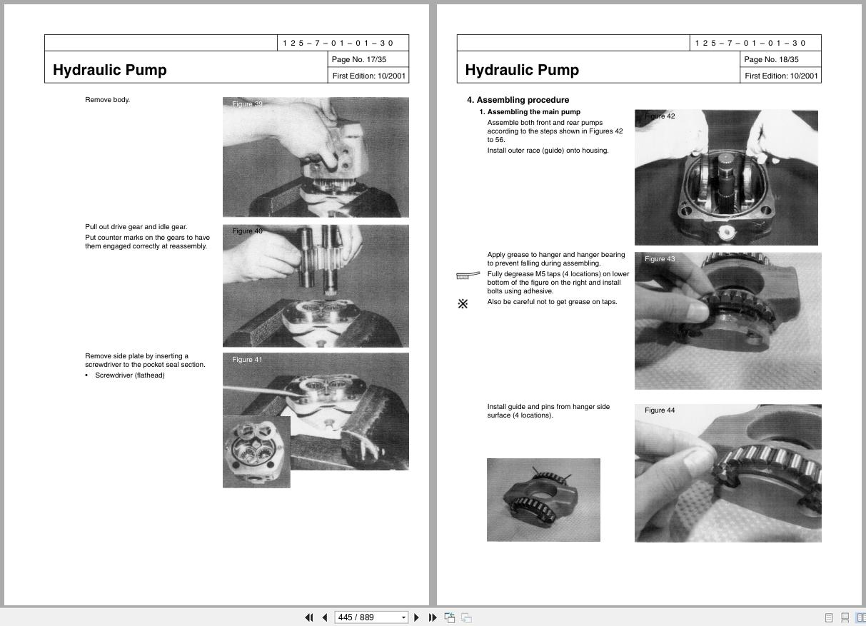 Link Belt Excavator 135 Spin Ace Shop Manual (2)