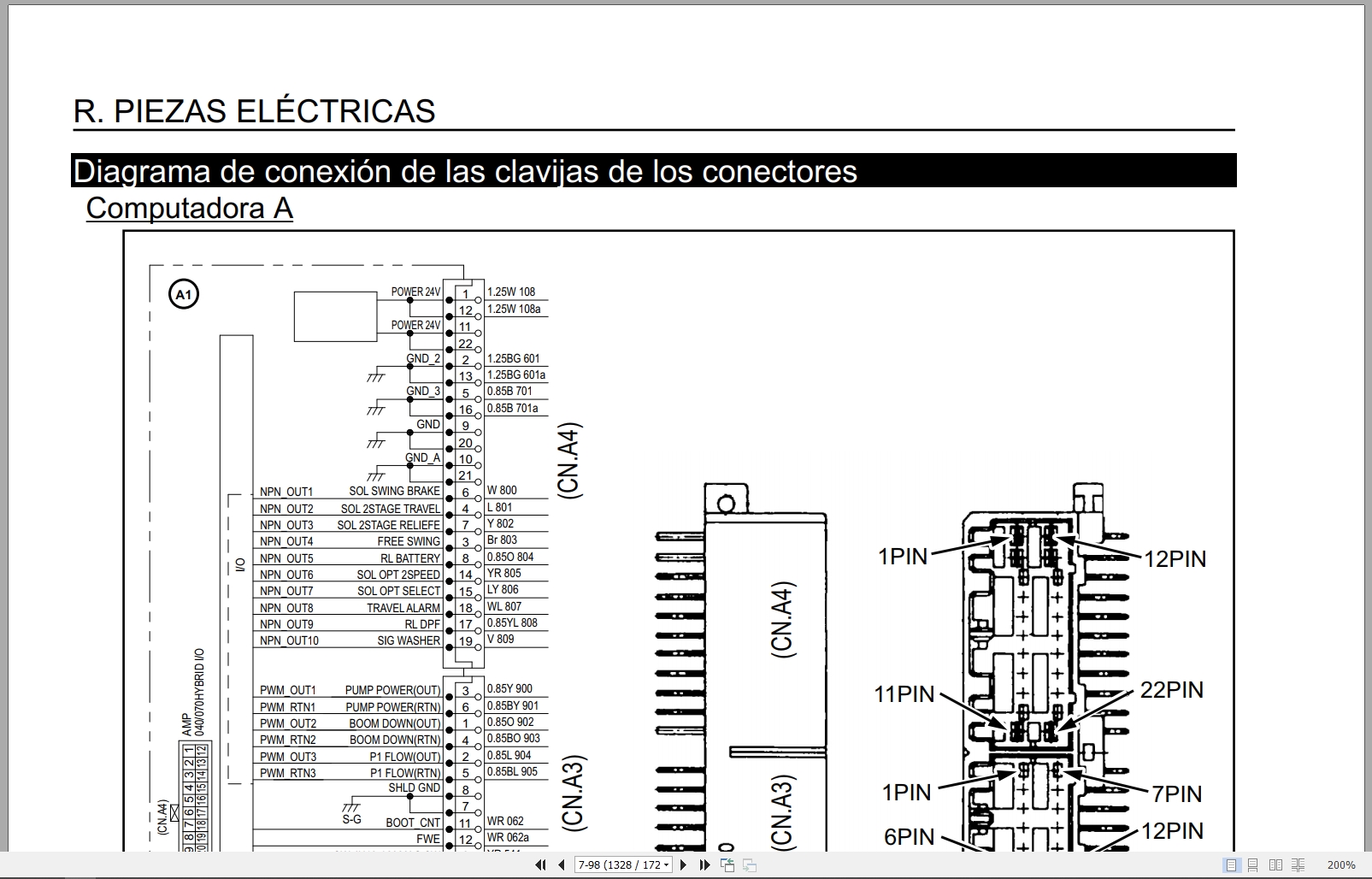Link Belt Excavator 145X3E Service Manual WLSM1456 00LL ES (2)