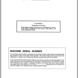 Link Belt Excavator 1600 Quantum Series Operator Manual (1)