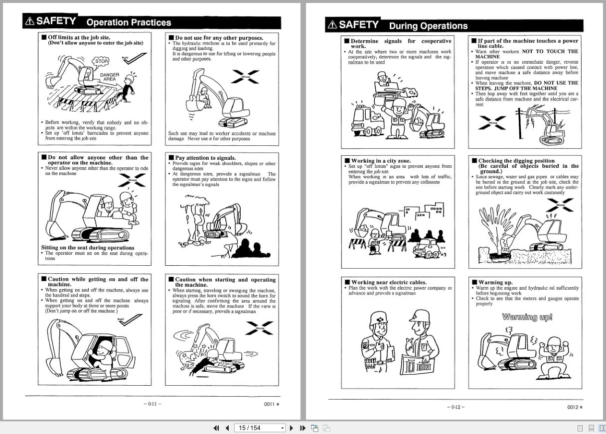 Link Belt Excavator 1600 Quantum Series Operator Manual (2)