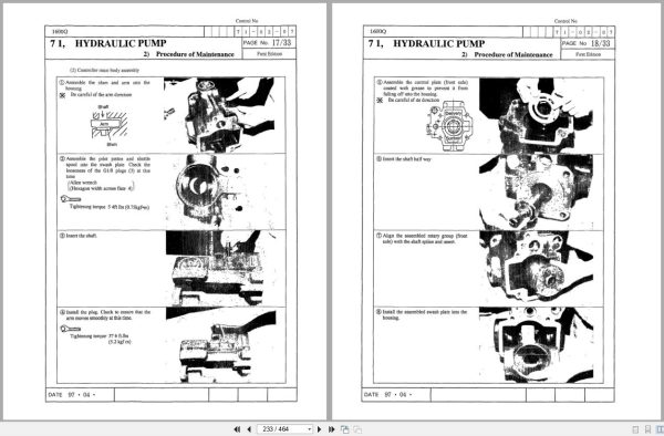 Link Belt Excavator 1600Q Shop Manual Wel0620 0E (2)