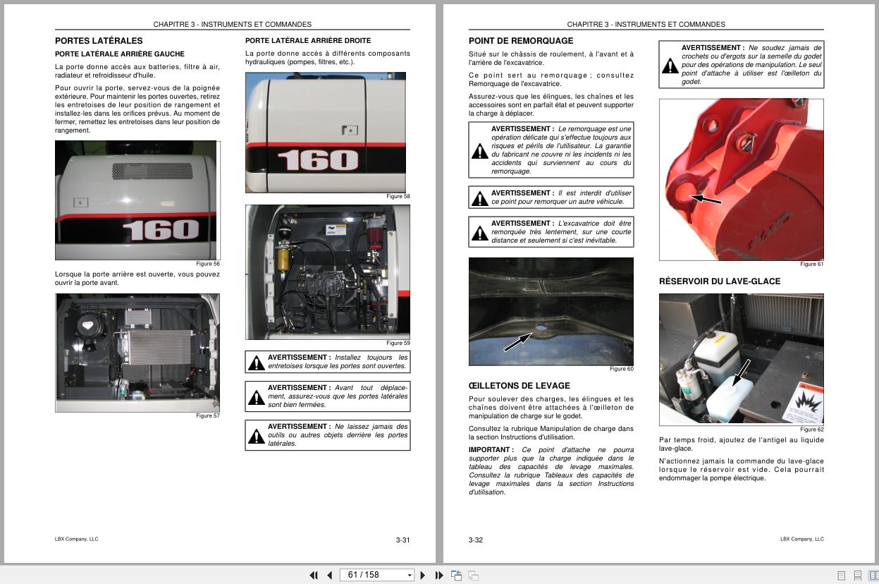 Link Belt Excavator 160X2 Operator Manual FR (2)