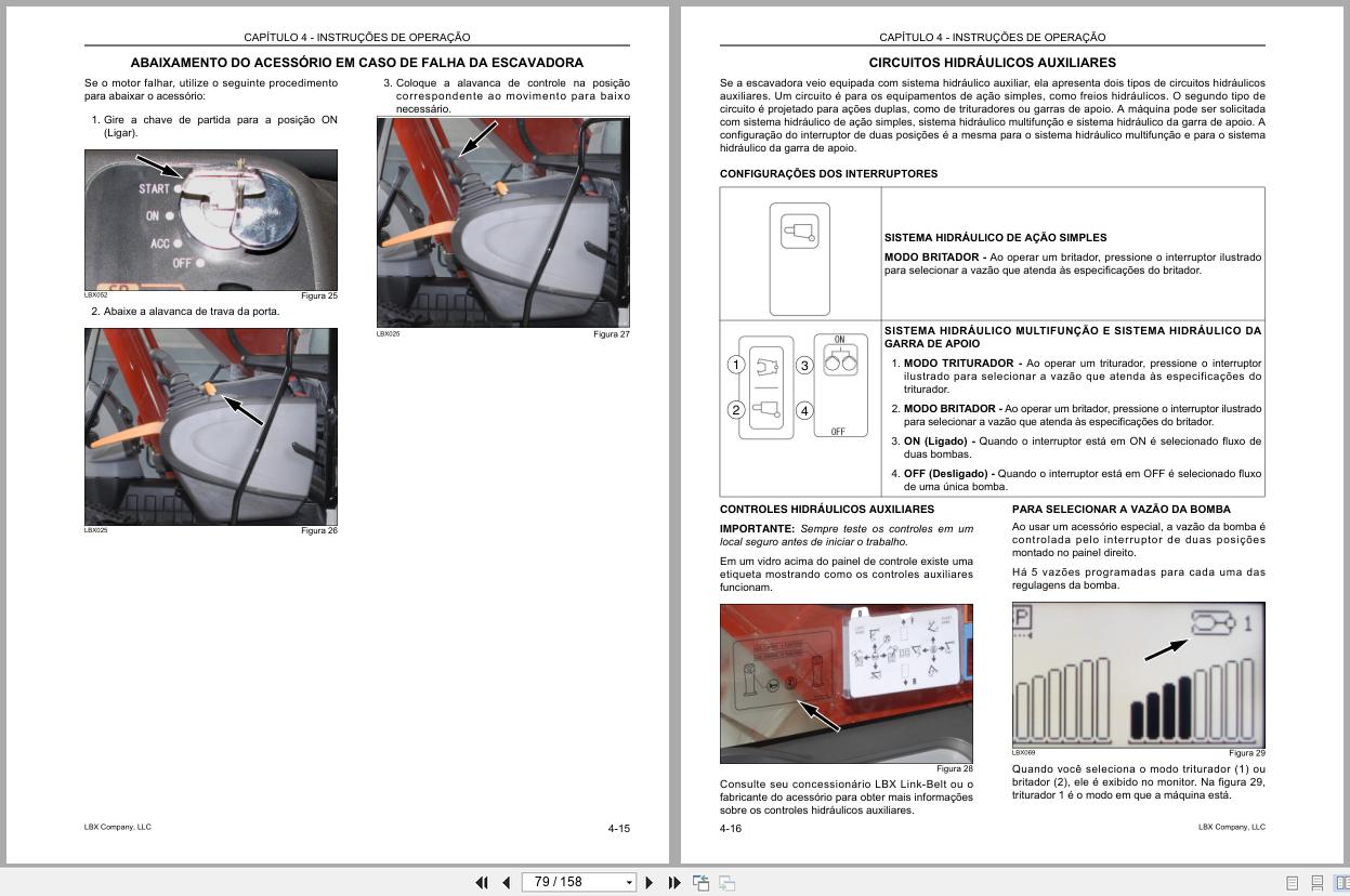 Link Belt Excavator 160X2 Operator Manual PT (2)