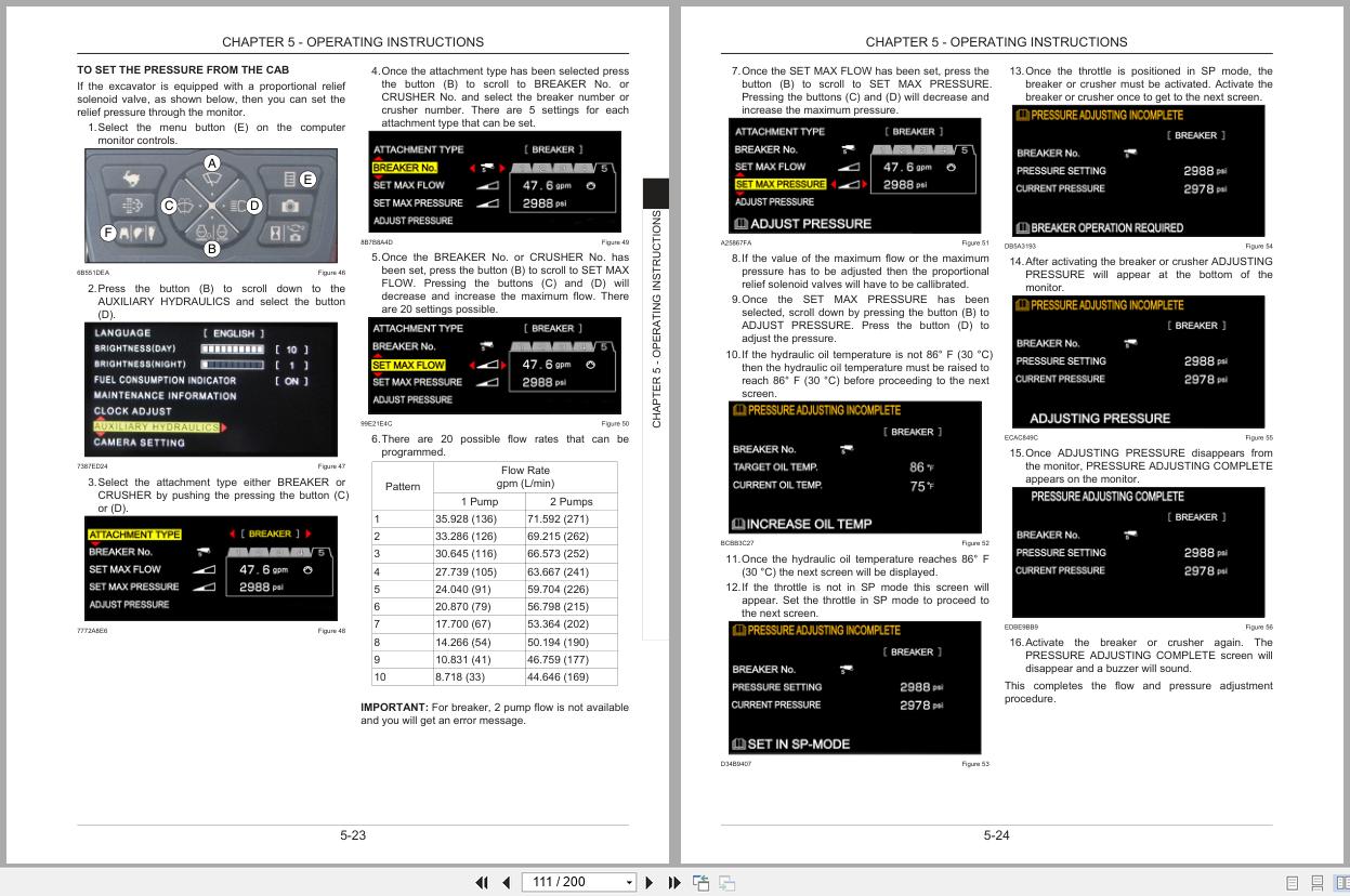 Link Belt Excavator 160X3 Operator Manual 160X3 OM LXG 03 2019 (2)