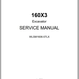 Link Belt Excavator 160X3 Service Manual Hydraulic And Electrical Schematic (1)