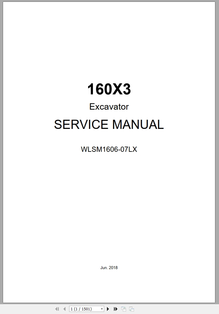 Link Belt Excavator 160X3 Service Manual Hydraulic And Electrical Schematic (1)