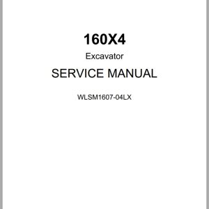 Link Belt Excavator 160X4 Service Manual Hydraulic And Electrical Schematic (1)
