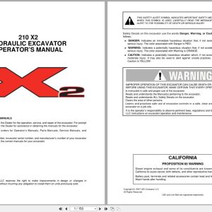 Link Belt Excavator 210X2 Operator Manual (1)
