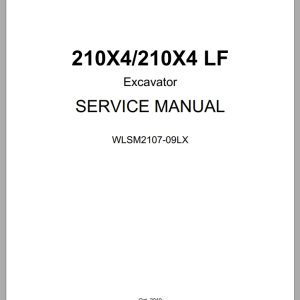 Link Belt Excavator 210X4 210X4LF Service Manual Hydraulic And Electrical Schematic (1)