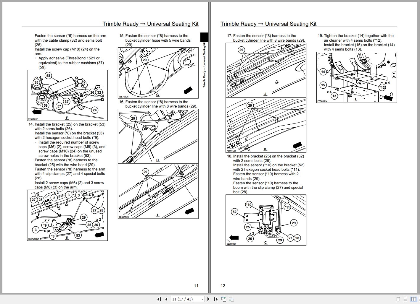 Link Belt Excavator 210X4 Field Kits (3)