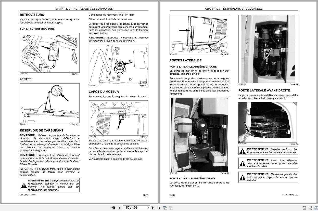 Link Belt Excavator 225 Spin Ace Tier 3 Operator Manual FR (2)