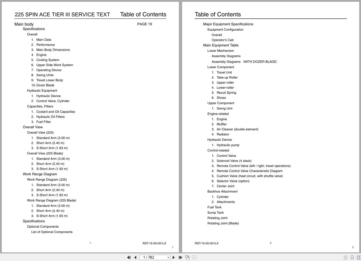 Link Belt Excavator 225 Spin Ace Tier 3 Shop Manual (1)