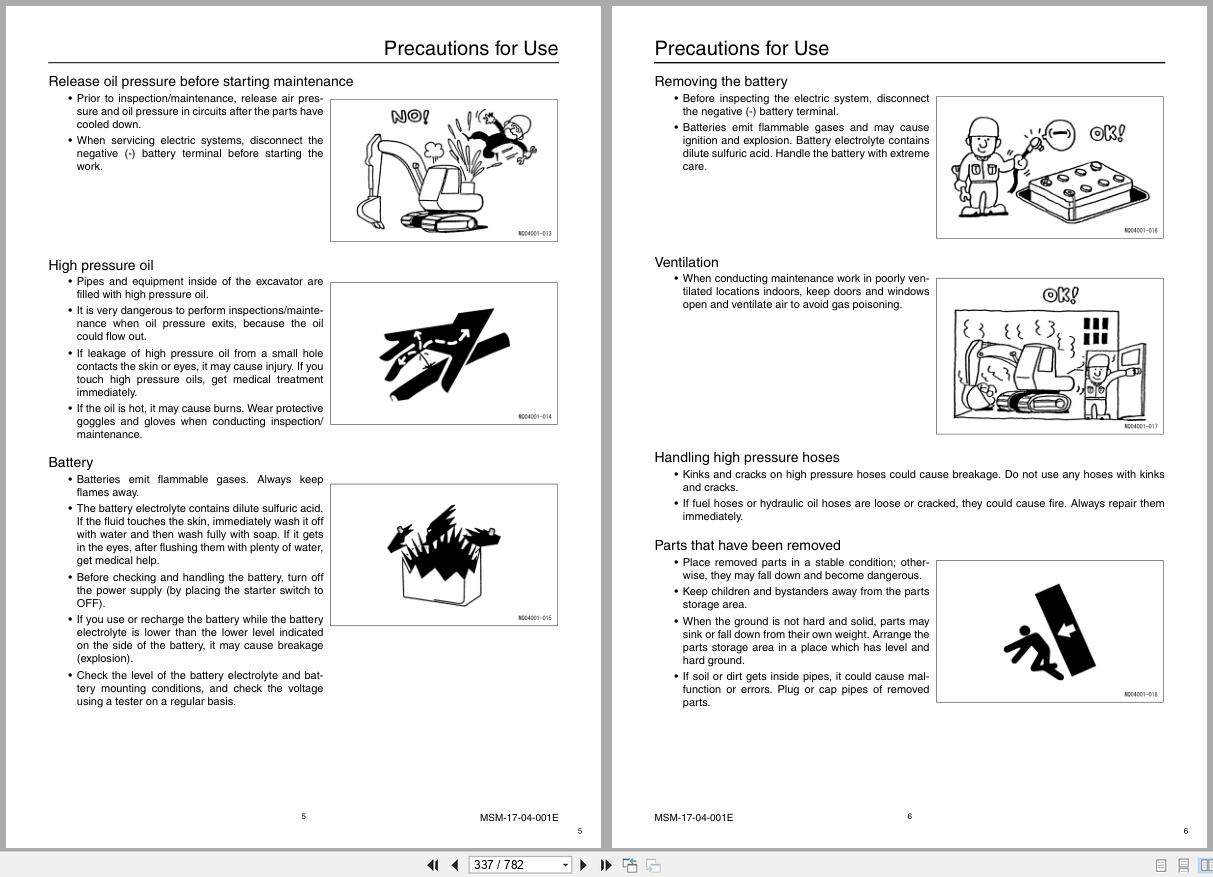 Link Belt Excavator 225 Spin Ace Tier 3 Shop Manual (2)