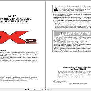 Link Belt Excavator 240X2 Operator Manual 2102 2007 FR (1)