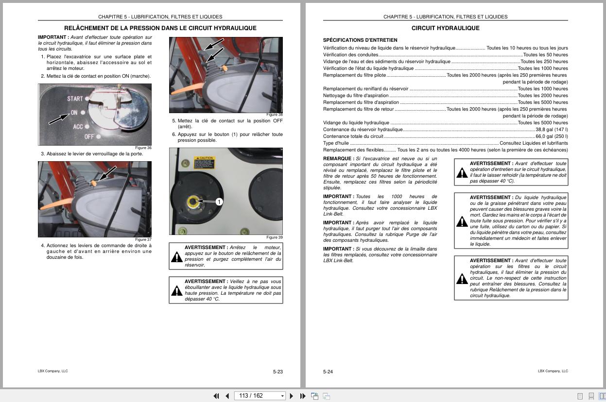 Link Belt Excavator 240X2 Operator Manual 2102 2007 FR (2)