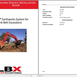 Link Belt Excavator 245X4 Field Kits (1)