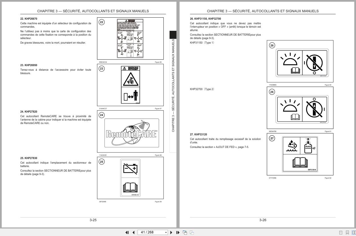 Link Belt Excavator 250X4 250X4 LF Operator Manual 250X4 OM LXG 00 FR 2016 FR (2)