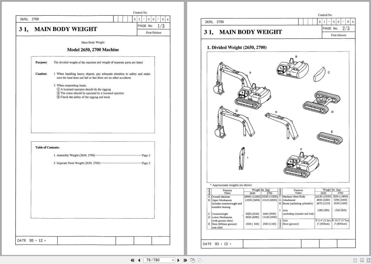 Link Belt Excavator 2650Q 2700Q Shop Manual (2)