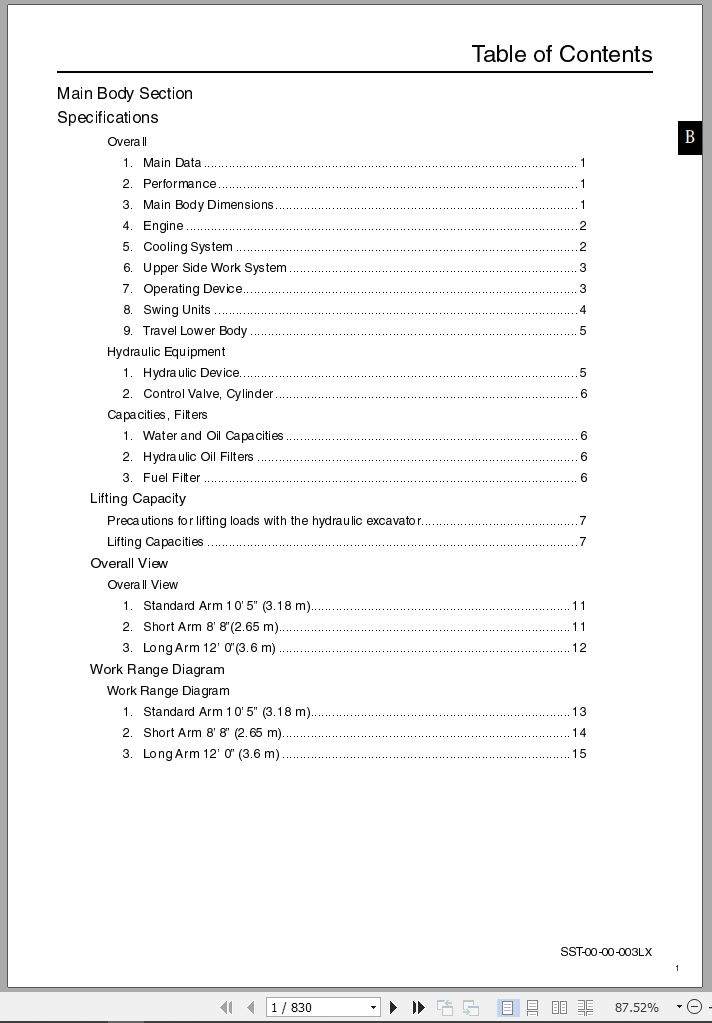 Link Belt Excavator 290X2 Shop Manual (1)